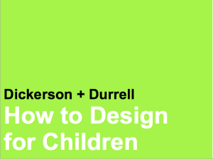 How to Design for Children